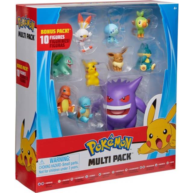 Pokémon Battle Figures 10 Multi Pack • Se priser »