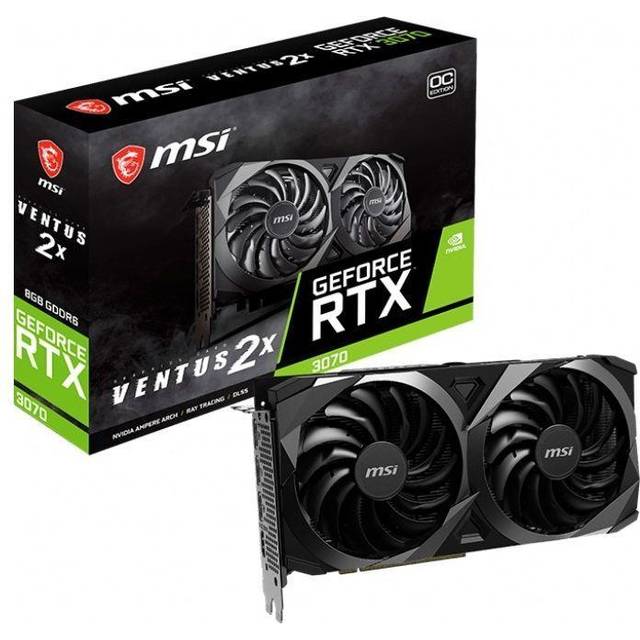 MSI GeForce RTX 3070 VENTUS 2X 8G OC LHR • Priser »
