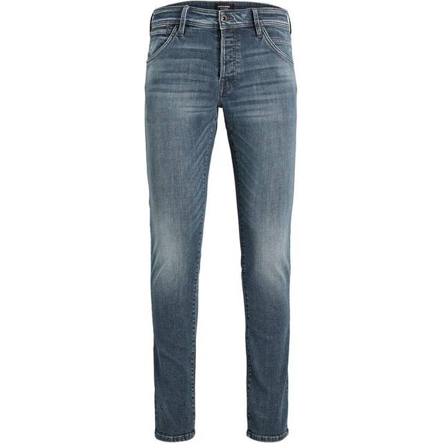 Jack & Jones Glenn Fox AGI 504 Slim Fit Jeans - Blue/Blue Denim • Pris »