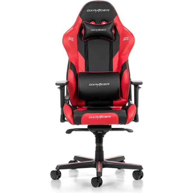 DxRacer Gladiator G001 Gaming Chair - Black/Red • Pris »