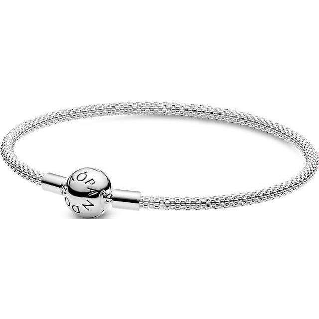 Pandora Moments Mesh Bracelet - Silver • Se priser »