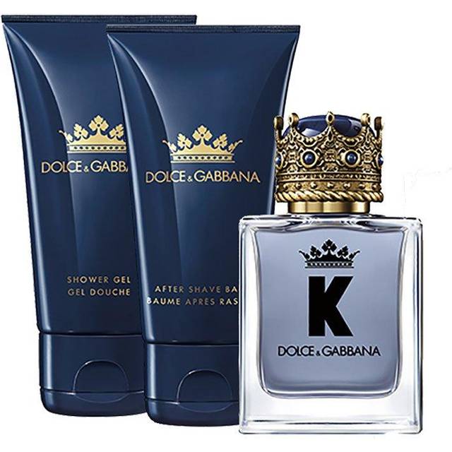 Dolce & Gabbana K Gift Set EdT 50ml + After Shave Balm 50ml + Shower Gel  50ml • Pris »