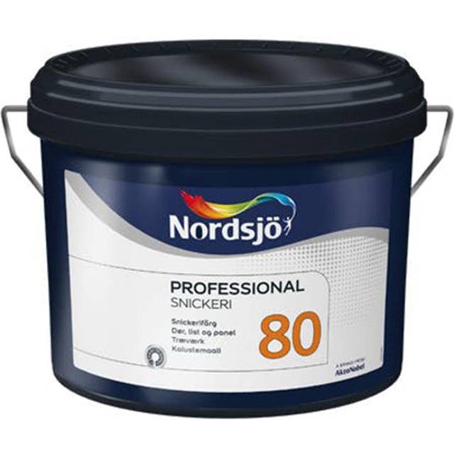 Nordsjö Professional Snickeri Metallfärg Vit 1l • Pris 0240