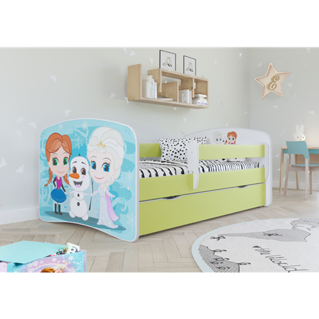 Kocot Kids Barnsäng - Babydreams Grön Frozen 140x70 • Pris »