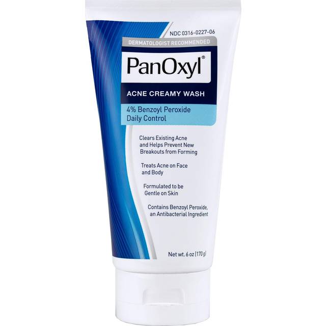 PanOxyl Acne Creamy Wash Benzoyl Peroxide 4% Daily Control • Pris »