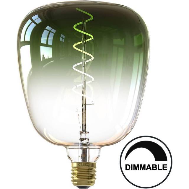 Calex Dimbar Dekorationslampa Kiruna Grön LED 5W 140lm E27 • Pris »