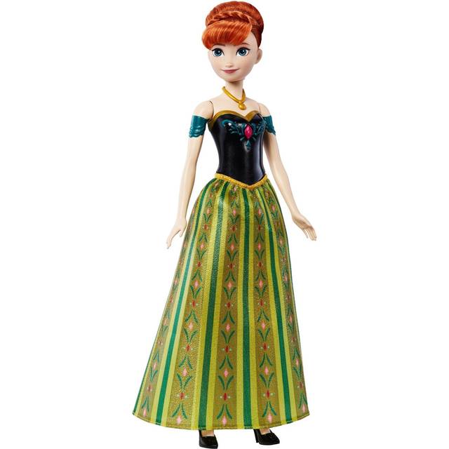 Disney Frozen HMG41 – Frost leksak, sjungande Anna docka i karakteristiska  kläder, sjunger "För första gången, dockor leksaker från 3 år • Pris »