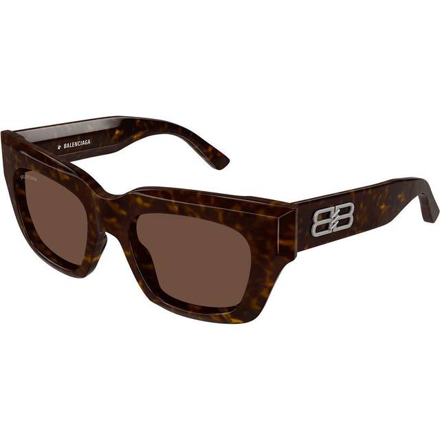 Balenciaga BB 0234S 002, RECTANGLE Sunglasses, FEMALE • Pris »