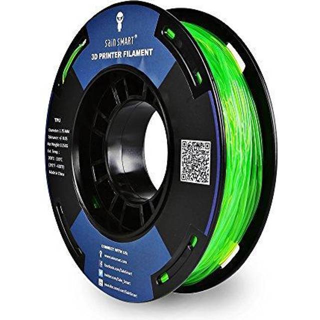 SainSmart Green Flexible TPU 3D Printing Filament 1.75 mm 250g Dimensional  Accuracy 0.05 mm • Pris »