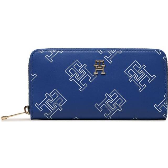Tommy Hilfiger Monogram Large Zip-Around Wallet ULTRA BLUE • Pris »