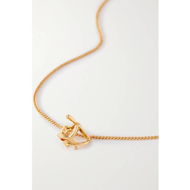 Saint Laurent Ysl-pendant Necklace Womens Gold gold • Pris »