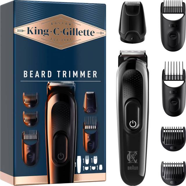 Gillette King C. Gillette Beard Trimmer With 4 Combs • Pris »