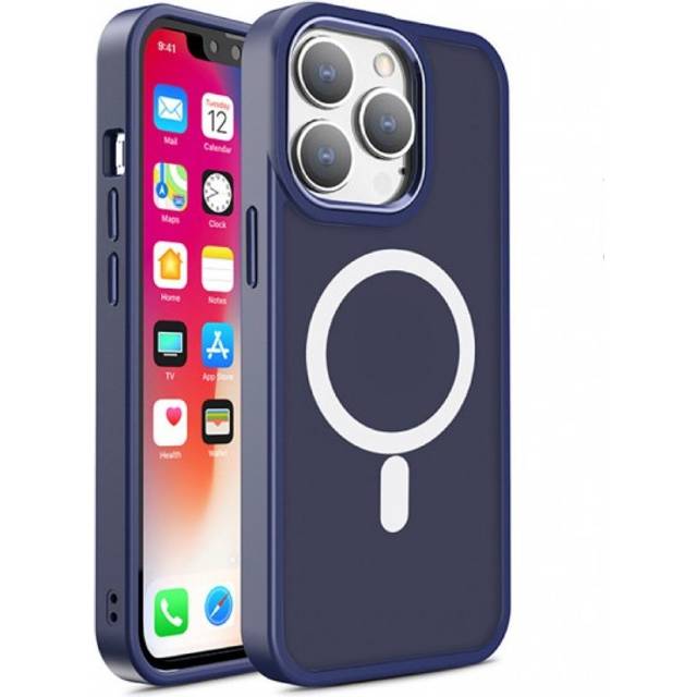 A-One Brand iPhone 15 Mobilskal MagSafe Magnetic Matte Marinblå • Pris »