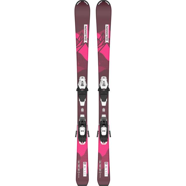 Salomon L QST Jr C5 GW All-Mountain Ski - Burgundy Purple • Pris »